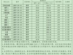 益民菜市电建洺悦府店集中招商  竞价信息公告